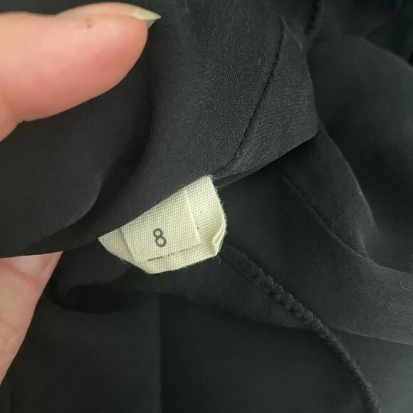 L'AGENCE Black Silk Halter Neck Cocktail Dress 8 - Picture 7 of 8